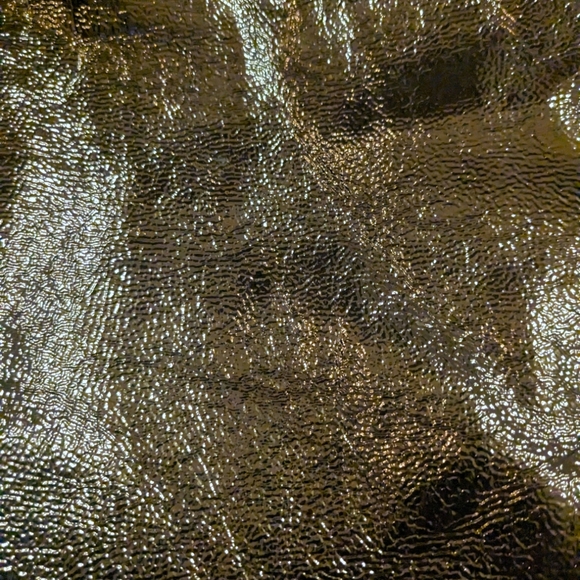 WHO WHAT WEAR Black High Tie Waist Textured Vinyl Straight Trouser Pants - 8 - Picture 11 of 16